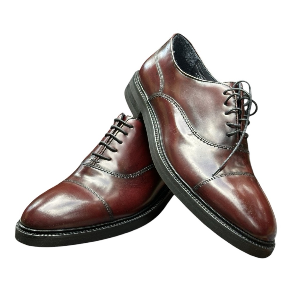 Men's Classic Brown Leather Dress Shoes